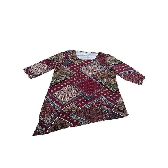 Notations Women Plus Size 3x Top Slanted Bottom - Picture 1 of 8